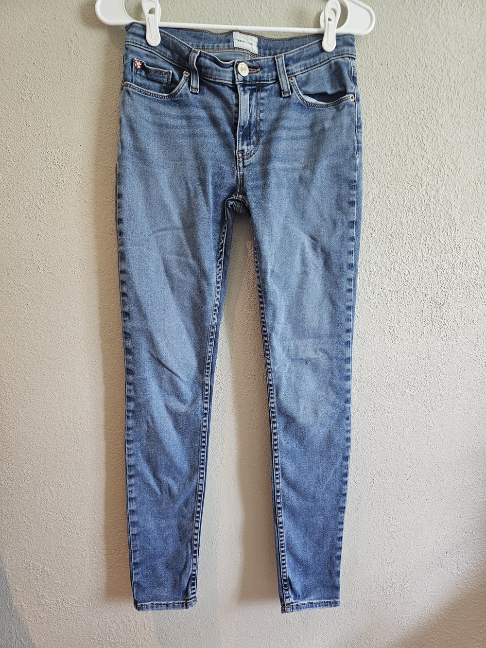 Hudson Jeans Krista Super Skinny Womens Size 27 Light Wash Premium Denim